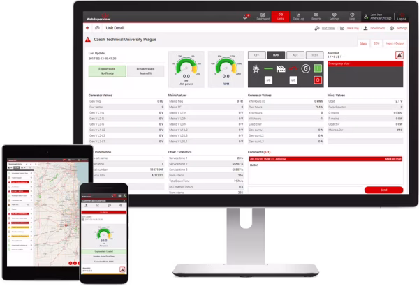 ComAp - Online Monitoring - Websupervisor